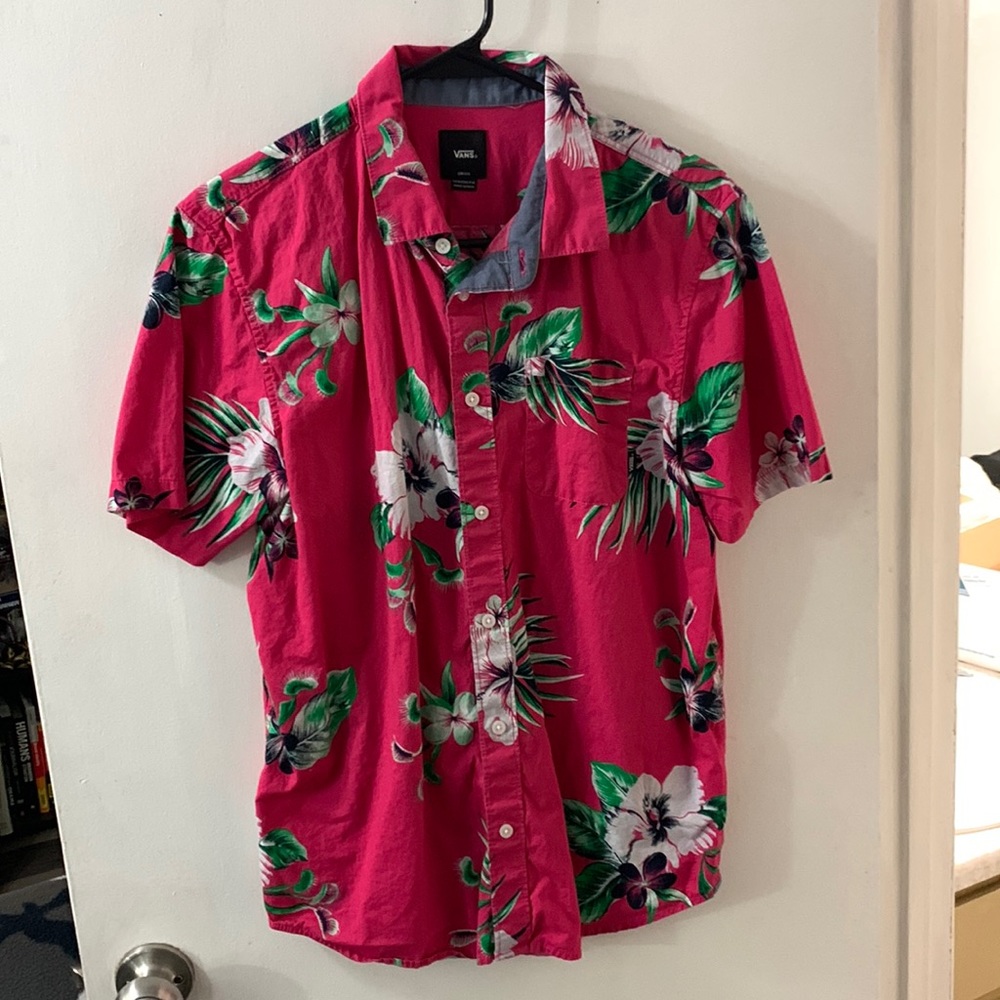 Vans Floral Button Up
